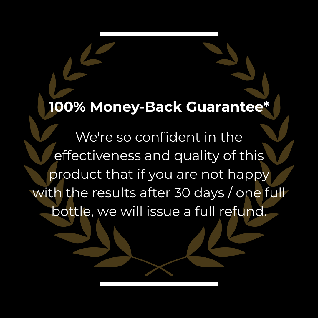As with all Kratox items, Tongkat Ali comes with a 100% money-back guarantee.