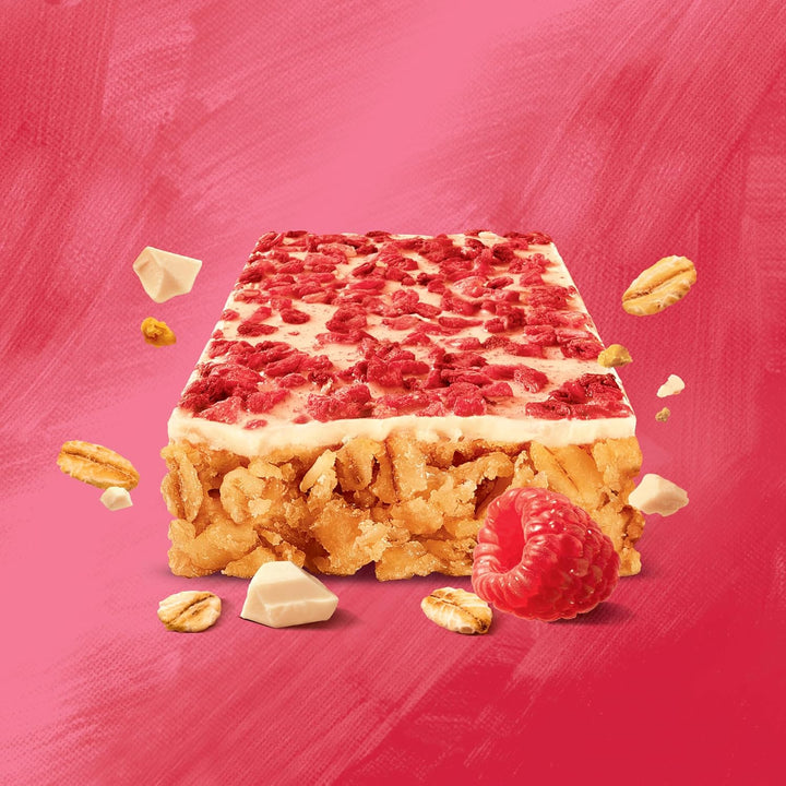 Trek Protein Flapjacks White Chocolate Raspberry