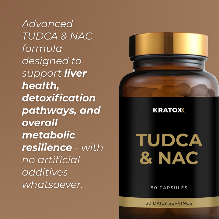 Advanced TUDCA &amp; NAC formula designed to support liver health, detoxification pathways, and overall metabolic resilience - with no artificial additives whatsoever.