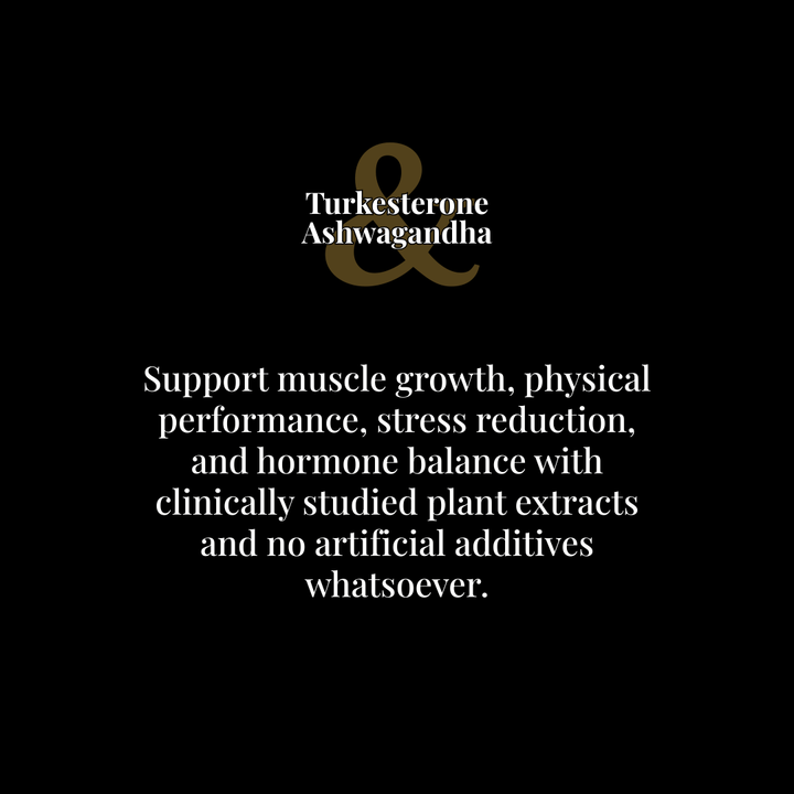 Turkesterone &amp; Ashwagandha - 120 Capsules