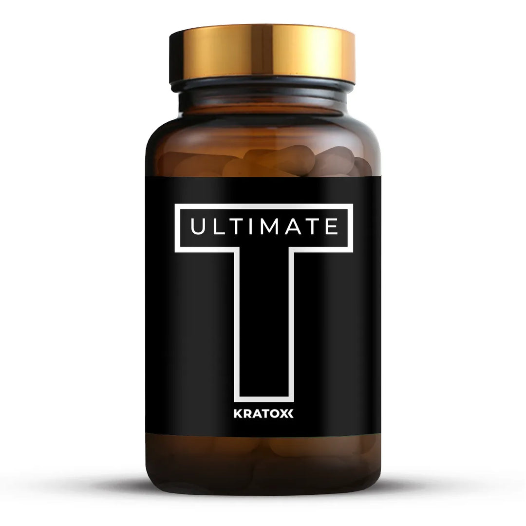Kratox Ultimate Testosterone formula — advanced men’s health supplement for hormone support and vitality.
