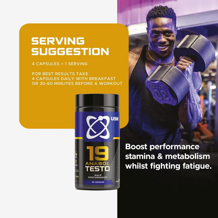 USN 19-Anabol Testo - 90 Capsules