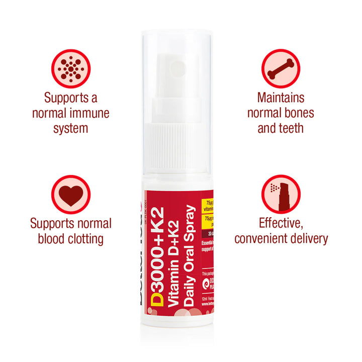 Vitamin D3+K2 Oral Spray