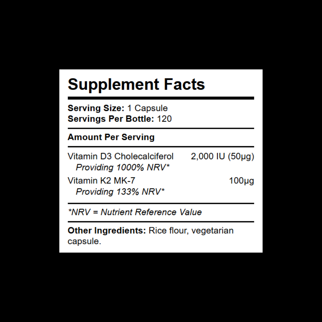 Vitamin D3 &amp; K2