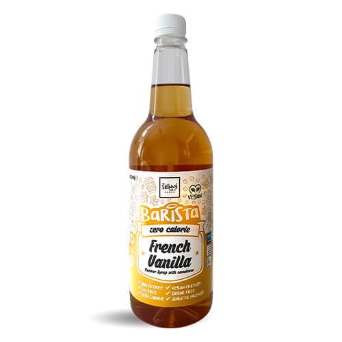 Barista Coffee Syrup French Vanilla flavour — vanilla syrup for coffee and dessert drinks.
