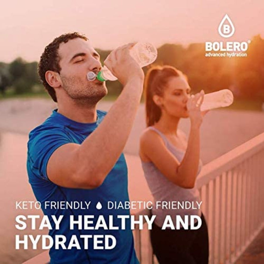 Bolero drink refreshment — instant hydration drink mix with vibrant fruity flavour.  