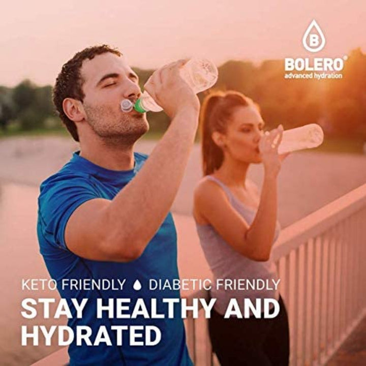 Bolero drink refreshment — instant hydration drink mix with vibrant fruity flavour.  