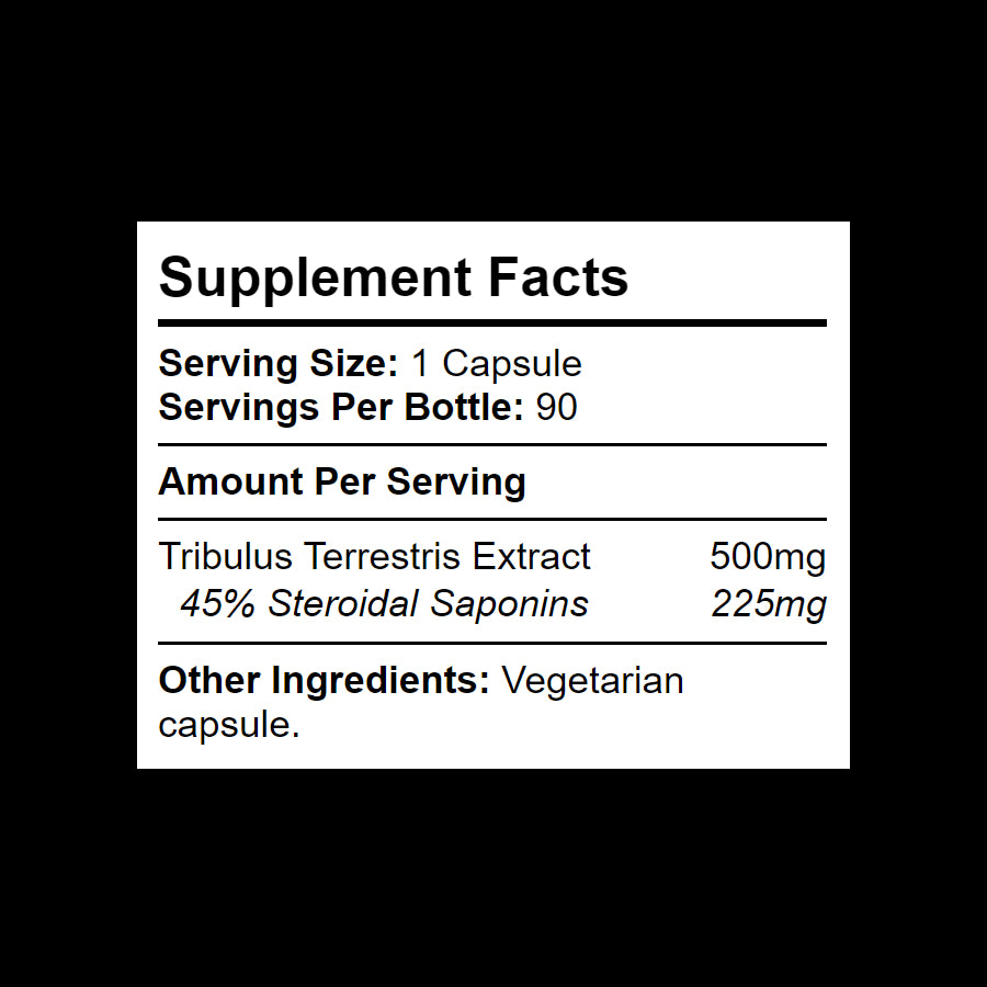 Tribulus Extract providing 45% Saponins
