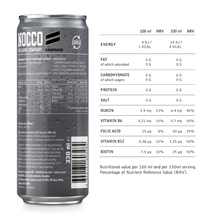 Nocco Focus - 12x 330ml