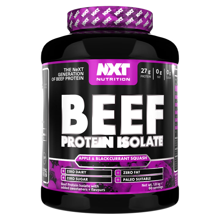 beef protein isolate - apple &amp; blackcurrant flavour