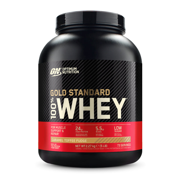 Optimum Nutrition Gold Standard Whey – number one selling whey protein worldwide.