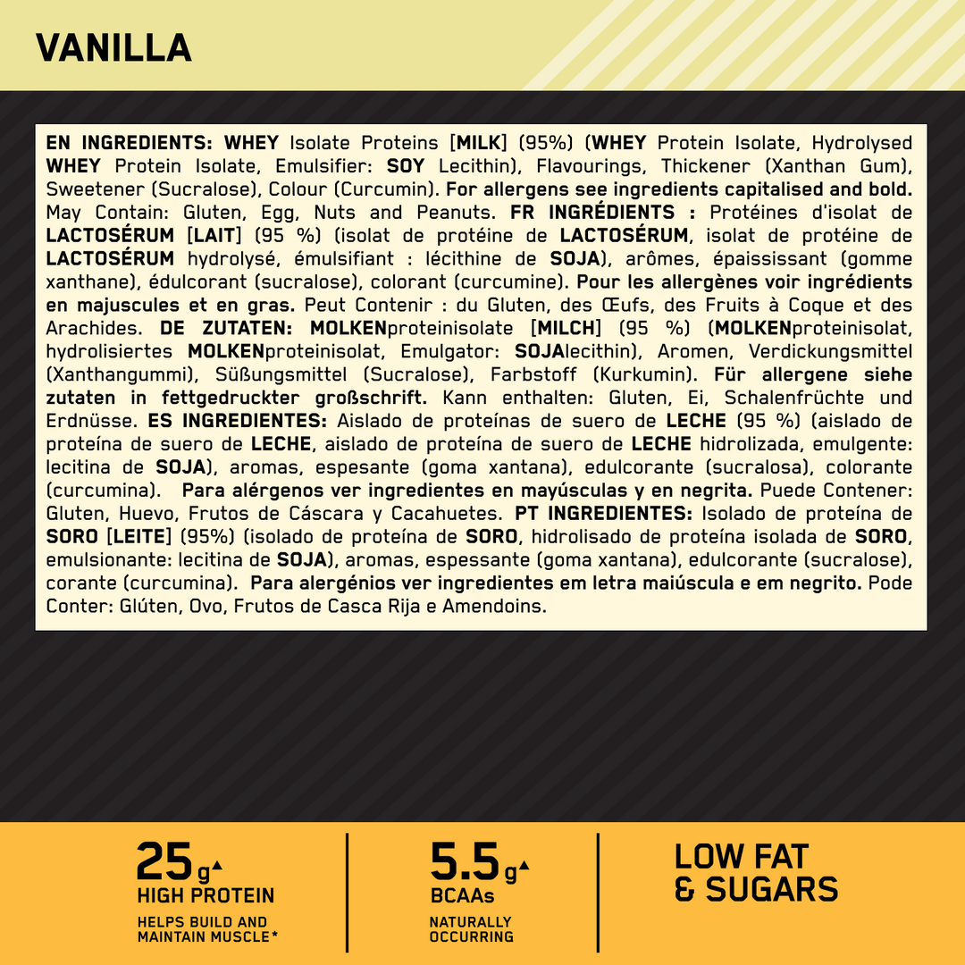 Gold Standard 100% Isolate - 930g