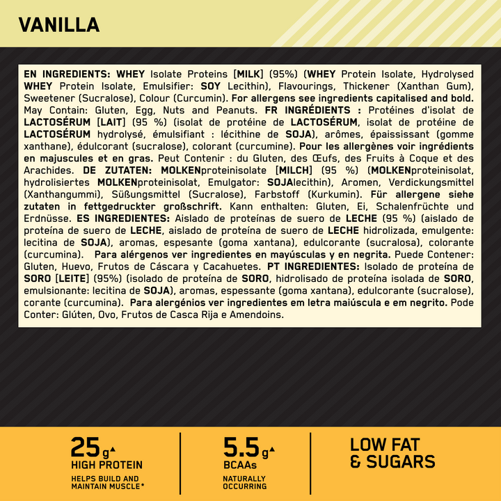 Gold Standard 100% Isolate - 930g