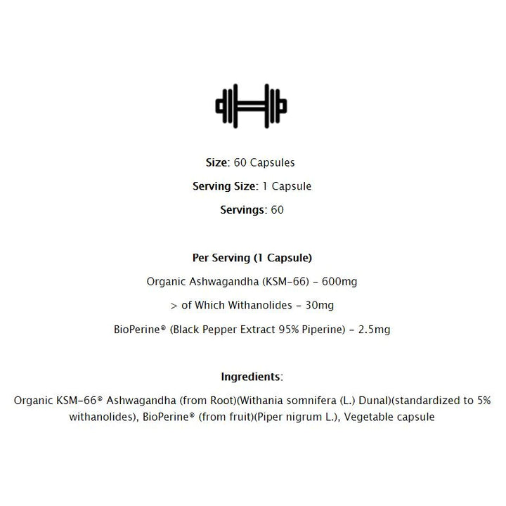 Ashwagandha KSM-66 - Supplement Needs