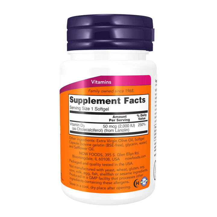 Vitamin D3 2000 IU / 50mcg