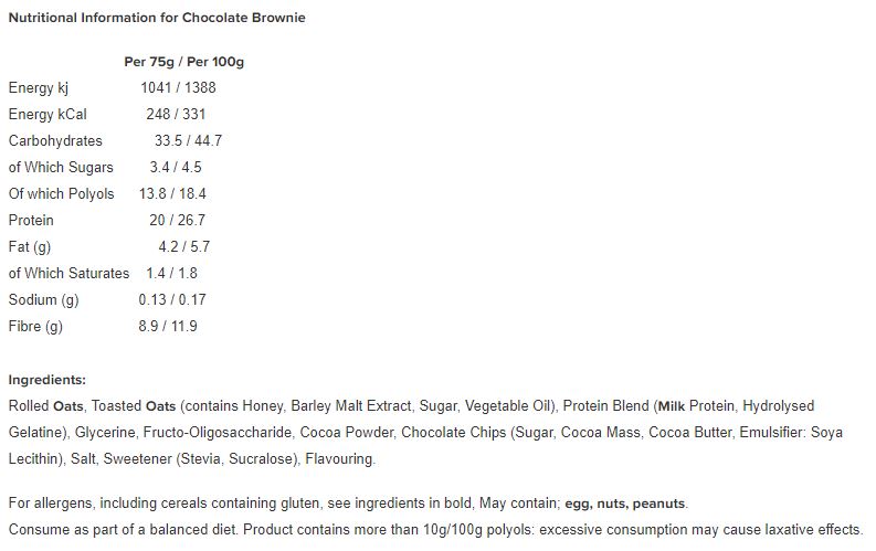 Warrior Raw Protein Flapjacks - 12x 75g
