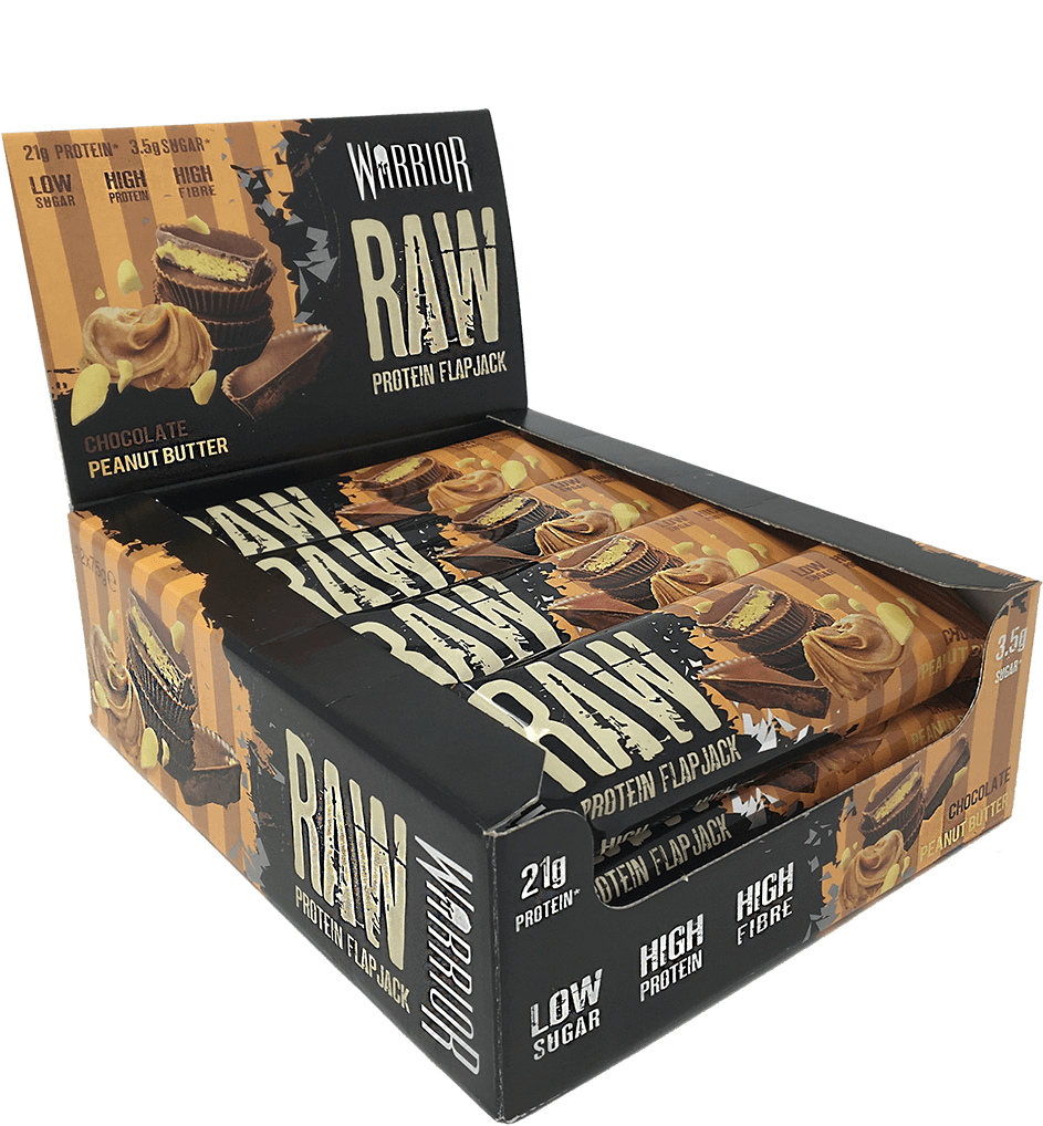 Warrior Raw Protein Flapjacks - 12x 75g